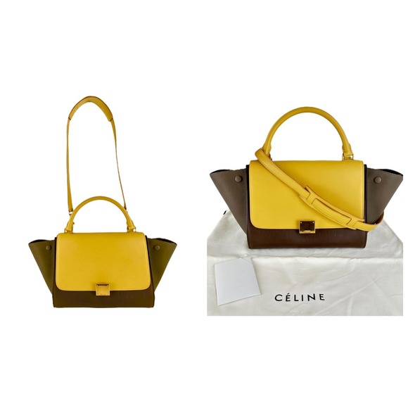 Celine Trapeze Tricolor 2-Way Bag - Picture 4 of 9